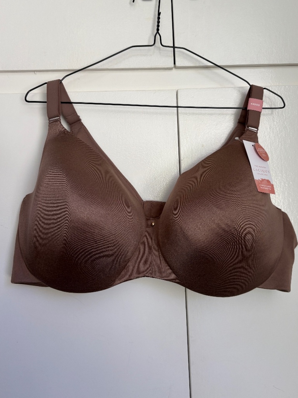 Cacique Invisible Back Smoother Collection, Lightly Lined Balconette Bra, 44DDD